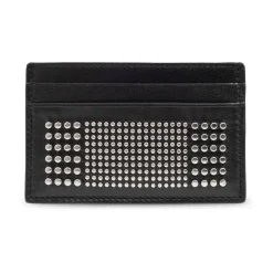 Alexander McQueen Leren kaarthouder-Heren Portefeuilles