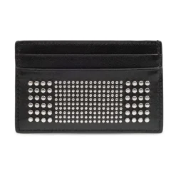 Alexander McQueen Leren kaarthouder-Heren Portefeuilles