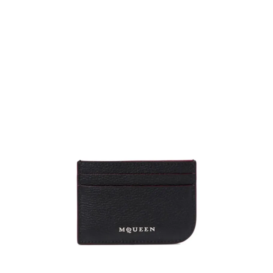 Alexander McQueen Leren Kaarthouder-Heren Portefeuilles