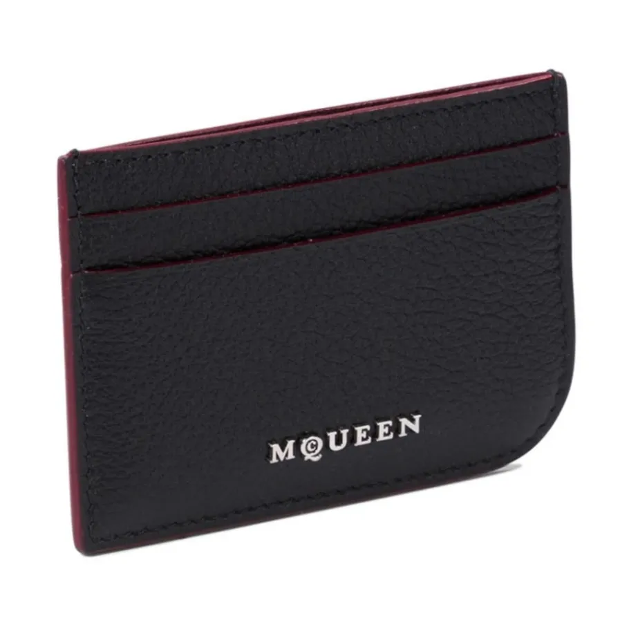 Alexander McQueen Leren Kaarthouder-Heren Portefeuilles
