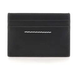 MM6 Maison Margiela Leren Kaarthouder-Heren Portefeuilles