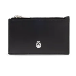 Alexander McQueen Leren kaarthouder-Heren Portefeuilles
