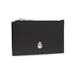 Alexander McQueen Leren kaarthouder-Heren Portefeuilles