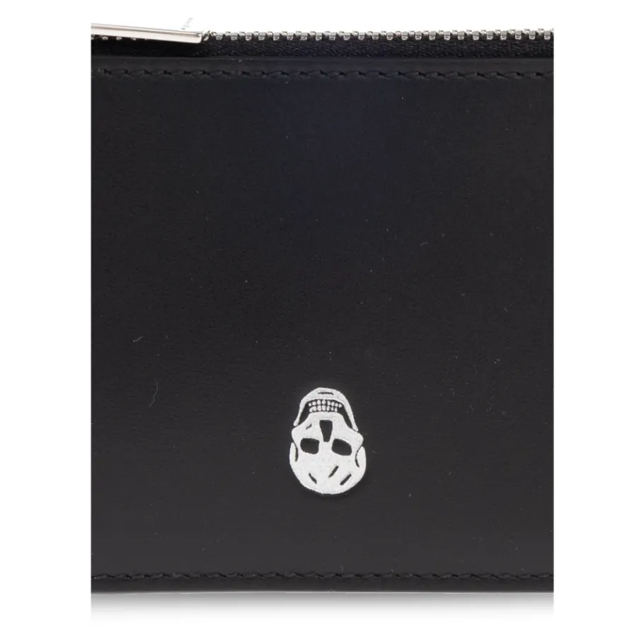 Alexander McQueen Leren kaarthouder-Heren Portefeuilles