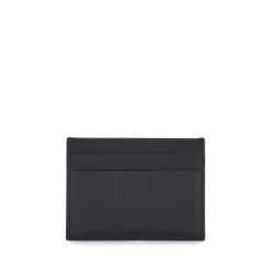 Balenciaga Leren kaarthouder met logoprint-Heren Portefeuilles