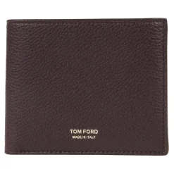 Tom Ford Leren kaarthouder met meerdere sleuven-Heren Portefeuilles