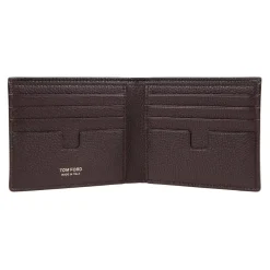 Tom Ford Leren kaarthouder met meerdere sleuven-Heren Portefeuilles