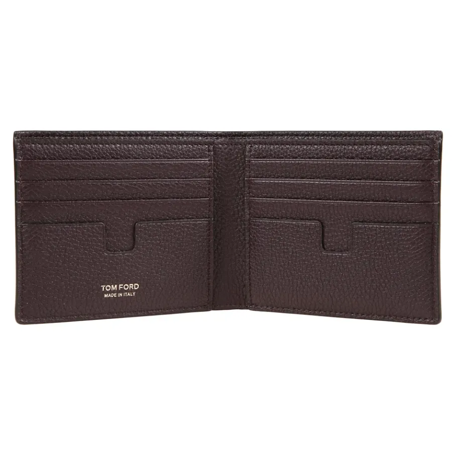 Tom Ford Leren kaarthouder met meerdere sleuven-Heren Portefeuilles