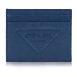 Prada Leren kaarthouder met meerdere sleuven-Heren Portefeuilles