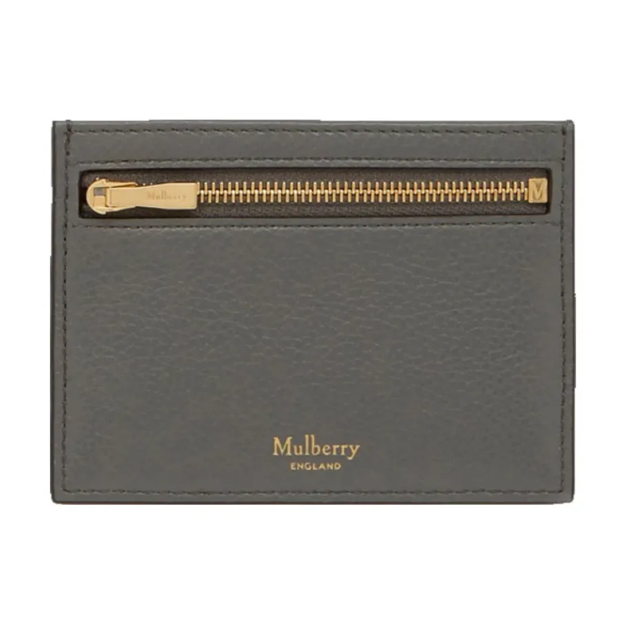 Mulberry Leren Kaarthouder Portemonnee met Rits-Heren Portefeuilles