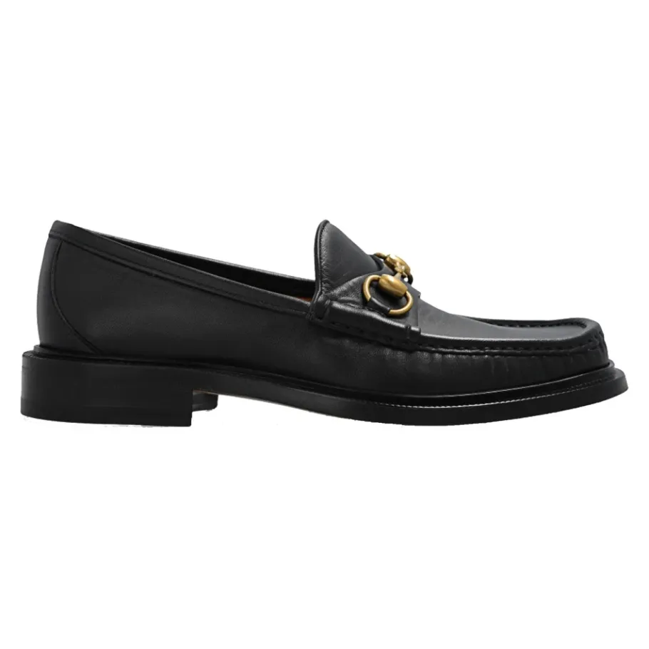 Gucci Leren Loafers-Heren Instappers & Slip Ons