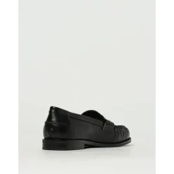 Emporio Armani Leren Loafers Slipon Casual-Heren Instappers & Slip Ons