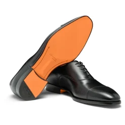 Santoni Leren Oxford Schoen-Heren Instappers & Slip Ons|Nette Schoenen