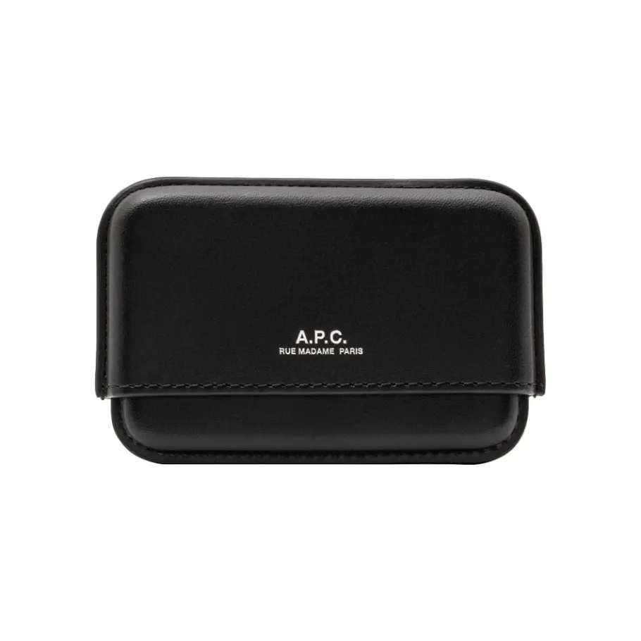 A.P.C. Leren Portemonnee & Pasjeshouder-Heren Portefeuilles