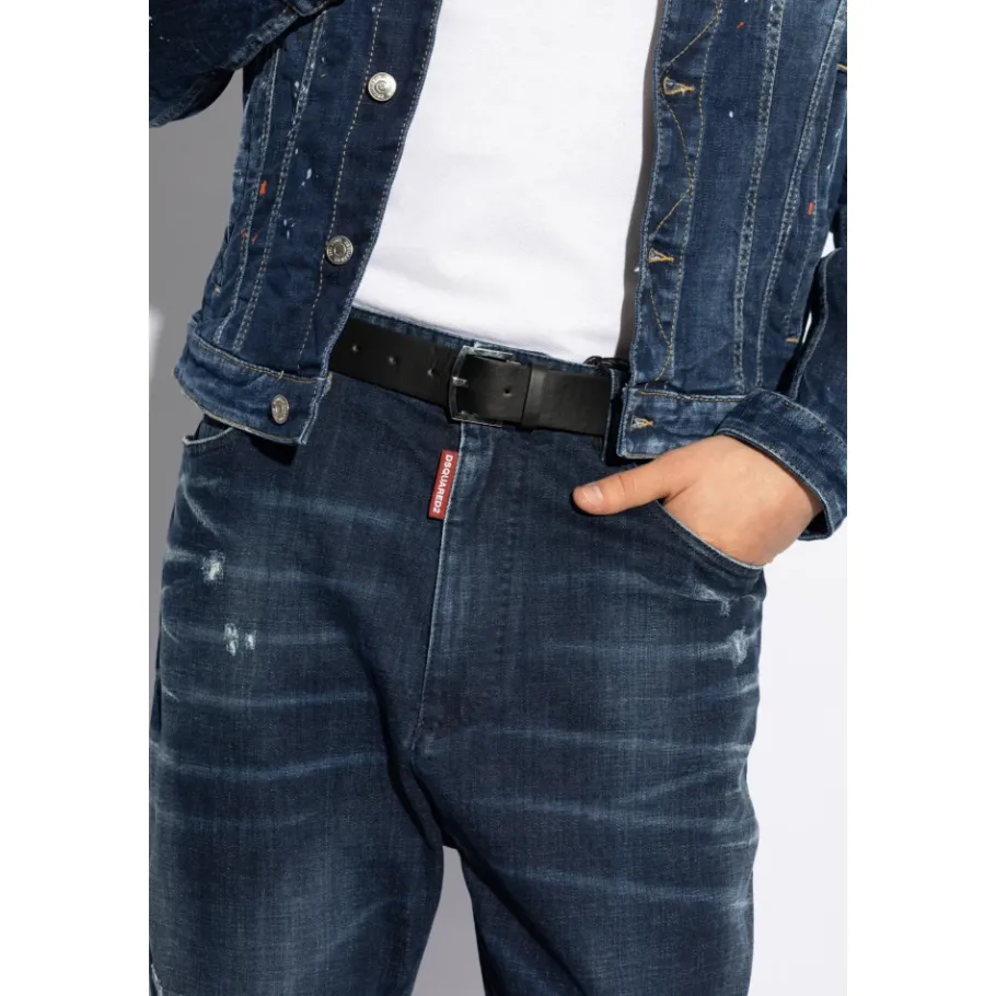 Dsquared2 Leren Riem-Heren Riemen