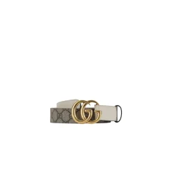 Gucci Leren Riem met GG Logo-Heren Riemen