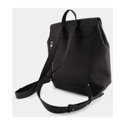 Alexander McQueen Leren rugzak met magnetische sluiting-Heren Rugzakken