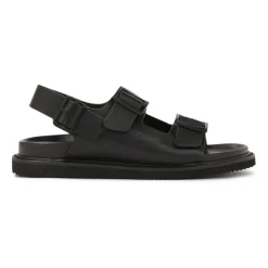 Kazar Leren sandalen met metalen gesp-Heren Sandalen