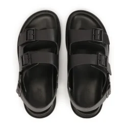 Kazar Leren sandalen met metalen gesp-Heren Sandalen