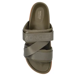 Moncler Leren slides-Heren Slippers