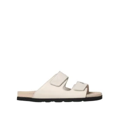 Palm Angels Leren Slippers-Heren Slippers