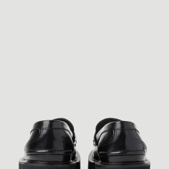 Alexander McQueen Leren Tread Loafers-Heren Instappers & Slip Ons