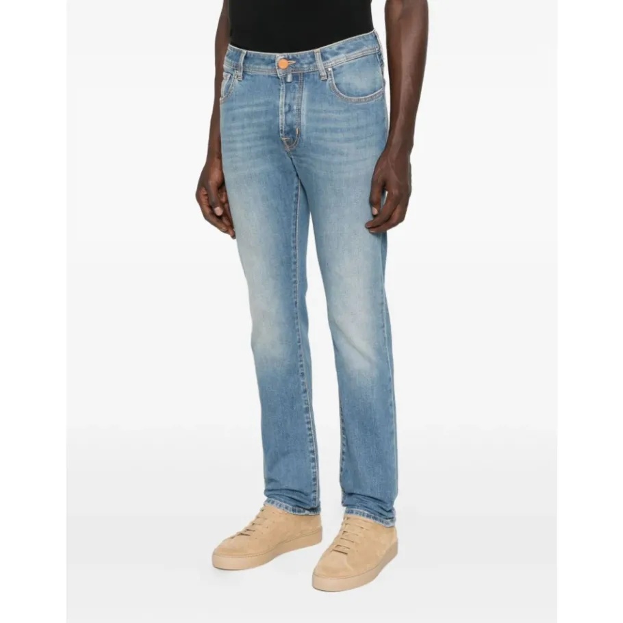 Jacob Cohën Lichte Jeans Knoopsluiting-Heren Jeans
