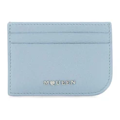 Alexander McQueen Lichte leren kaarthouderportefeuilles-Heren Portefeuilles