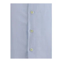 Finamore Lichtgewicht Linnen Overhemd met Klassieke Kraag-Heren Overhemden