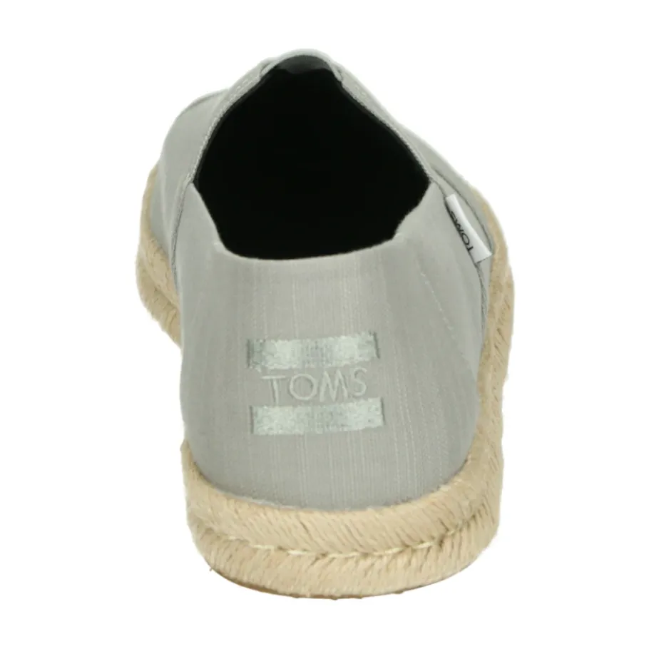 TOMS Lichtgrijze Instappers-Heren Espadrilles