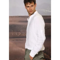 Mason's Linnen overhemd Porto-stijl-Heren Overhemden