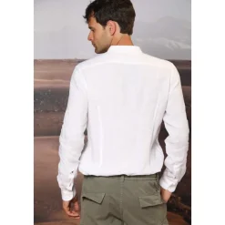 Mason's Linnen overhemd Porto-stijl-Heren Overhemden