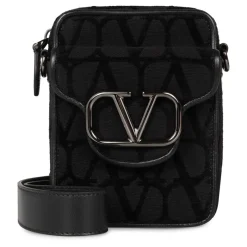 Valentino Garavani Locò Messenger Bag-Heren Tassen