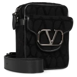 Valentino Garavani Locò Messenger Bag-Heren Tassen