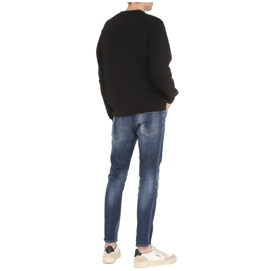 Dsquared2 Logo Detail Katoenen Sweatshirt-Heren Truien & Vesten