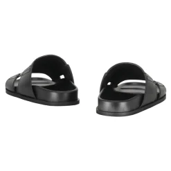 Valentino Garavani Logo Detail Leren Slippers-Heren Slippers