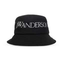 JW Anderson Logo Geborduurd Bucket Hat-Heren Hoeden