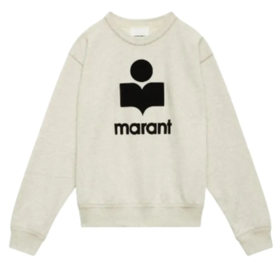 Isabel Marant Logo Katoenen Sweatshirt-Heren Truien & Vesten