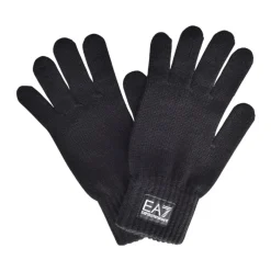 Emporio Armani EA7 Logo Patch Wollen Handschoenen-Heren Handschoenen