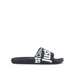 Just Cavalli Logo Pool Slide in /Wit-Heren Slippers