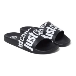 Just Cavalli Logo Pool Slide in /Wit-Heren Slippers
