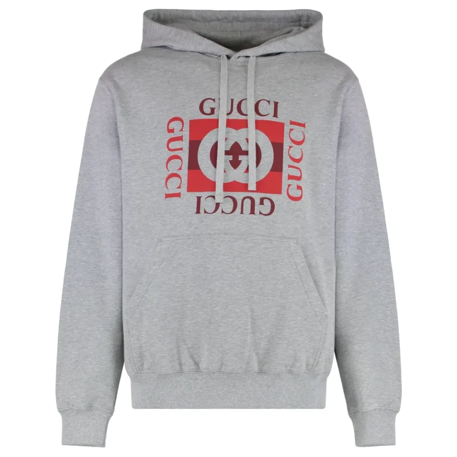 Gucci Logo Print Hoodie-Heren Truien & Vesten