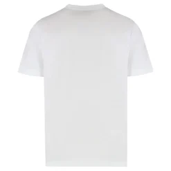Emporio Armani EA7 Logo Series Katoenen T-shirt met Oversized Logo-Heren Shirts
