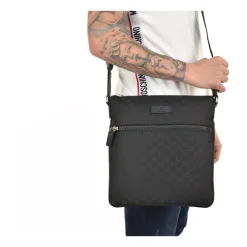 Gucci Logo-Patch Messenger Bag-Heren Tassen