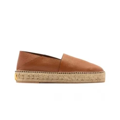 Valentino Garavani Logo-Plaque Leren Espadrilles-Heren Espadrilles