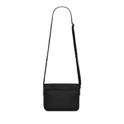 Saint Laurent Logo-Plaque Messenger Bag-Heren Tassen