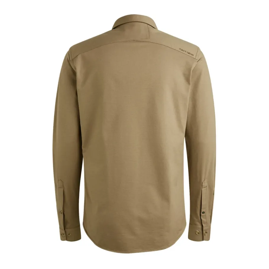 Cast Iron Long Sleeve Shirt Twill Jersey 2 t-Heren Overhemden