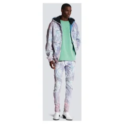 Balmain Los T-shirt met vintage borduursel-Heren Shirts