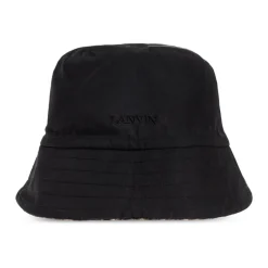 Lanvin Luipaardprint Omkeerbare Bucket Hat-Heren Hoeden