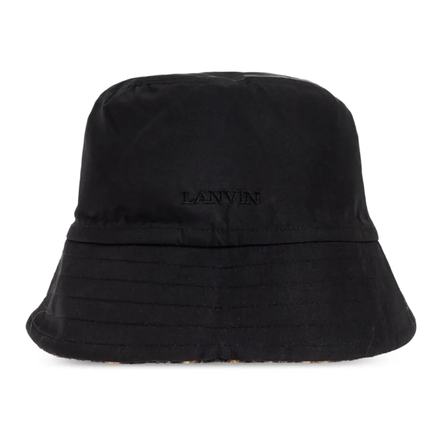 Lanvin Luipaardprint Omkeerbare Bucket Hat-Heren Hoeden